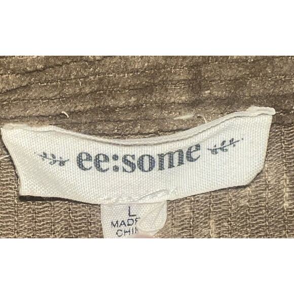 Eesome Women's Bleach Splatter Flannel Top Large - Picture 7 of 8